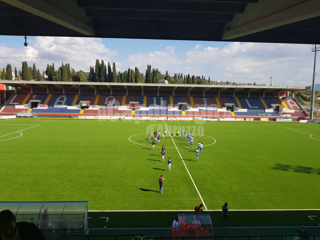 l'aquila calcio partita coppa 4 ottobre