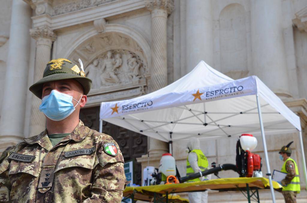 alpini sabatini 9 reggimento sanificazione san bernardino