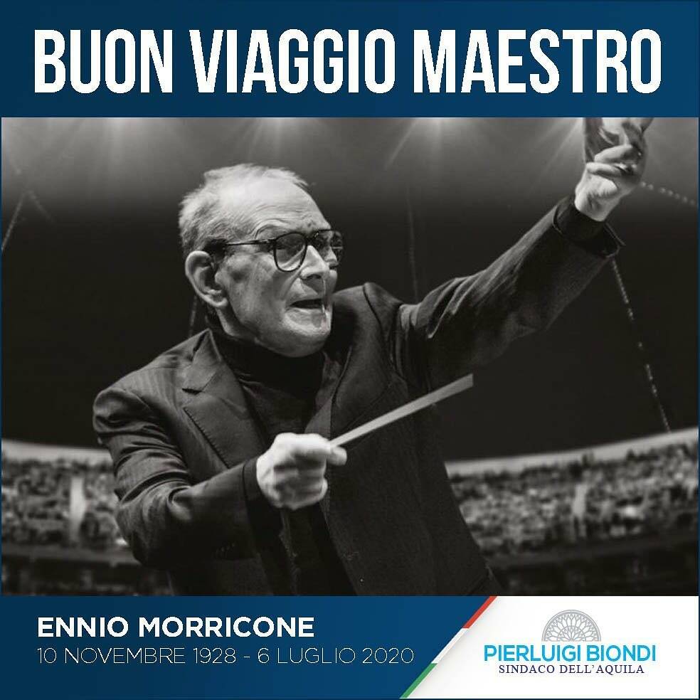 morricone, il saluto di biondi