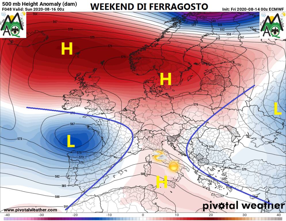 meteo ferragosto l'aquila