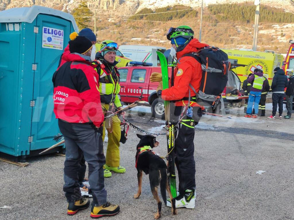 dispersi velino campo base soccorsi