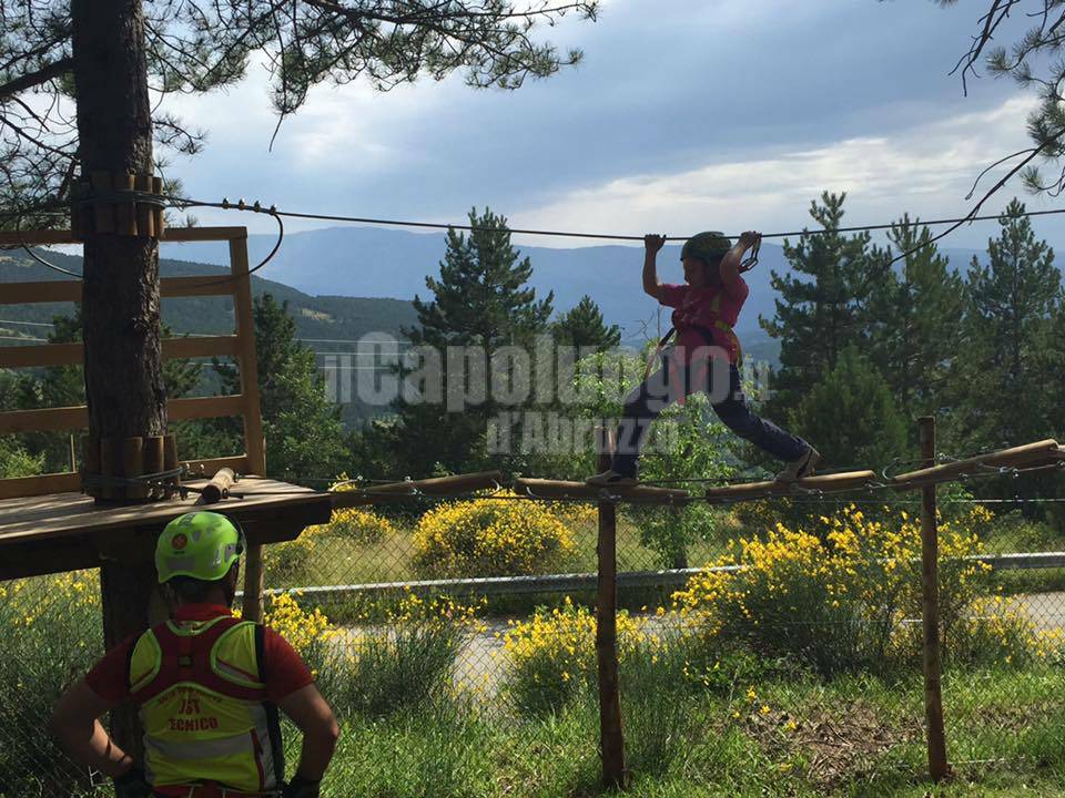 parco avventura gran sasso Fonte Cerreto