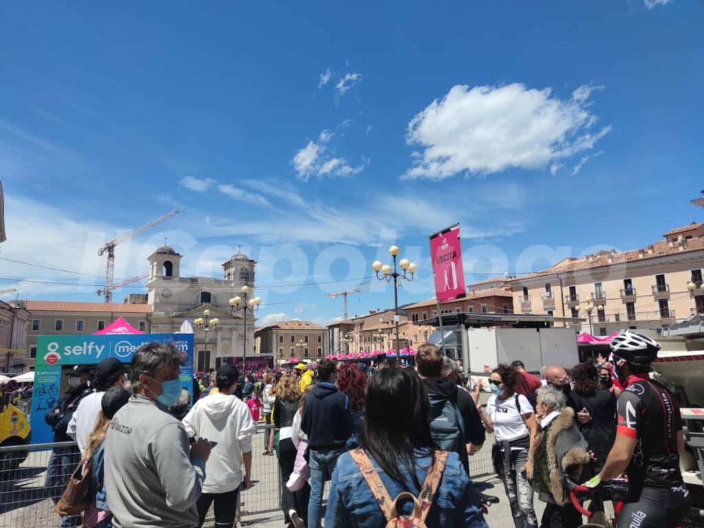 giro d'italia tappa l'aquila