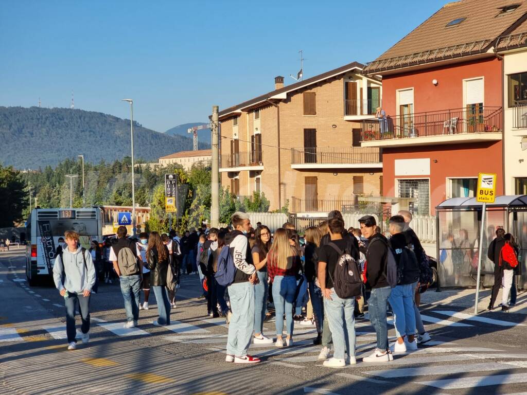 primo giorno scuola 2021 2022 colle sapone bar acquasanta