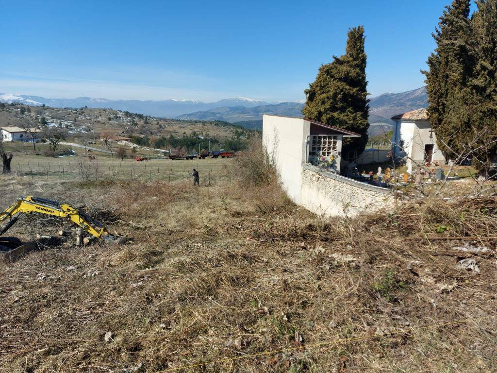 lavori ampliamento cimitero filetto