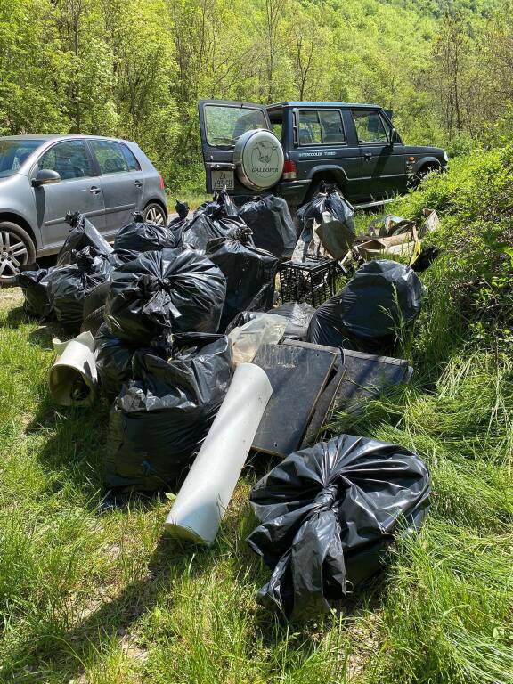 rifiuti raccolti rio forcella asbuc