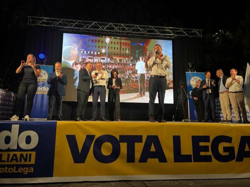 matteo salvini pescara 