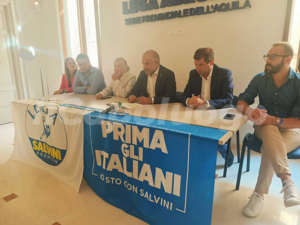 lega conferenza stampa elezioni politiche