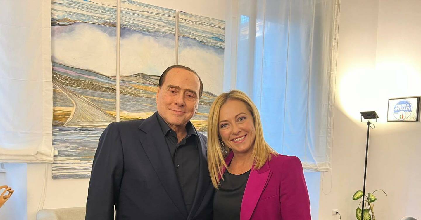 giorgia meloni silvio berlusconi