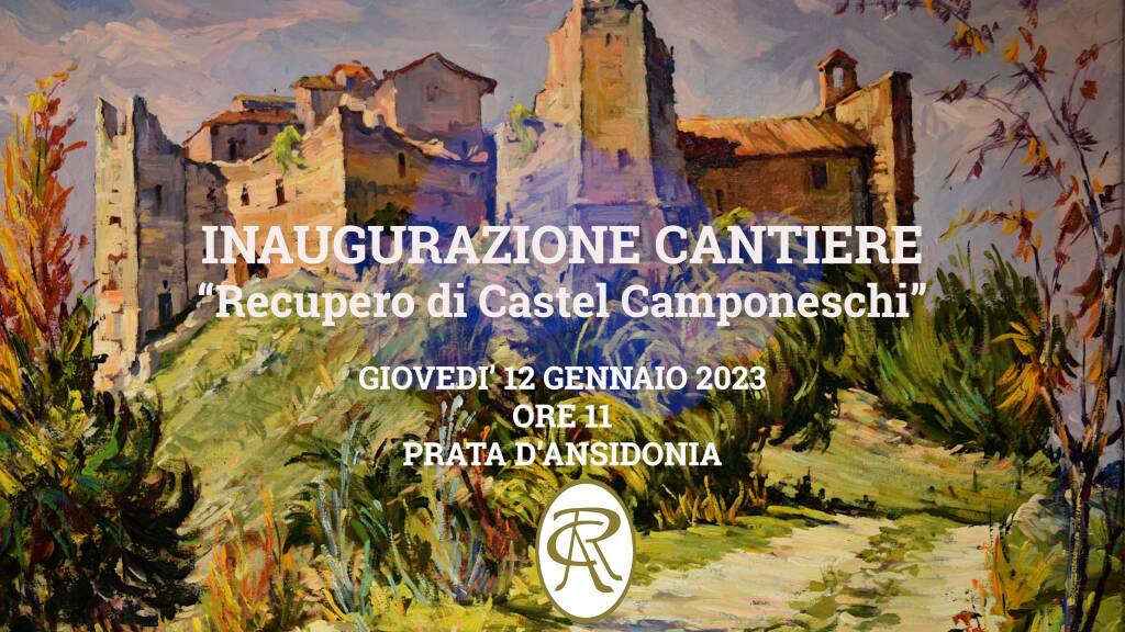 inaugurazione cantiere castel camponeschi