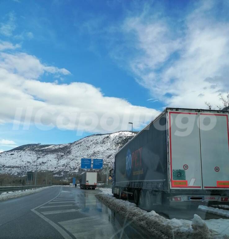 neve roccacasale direzione sulmona