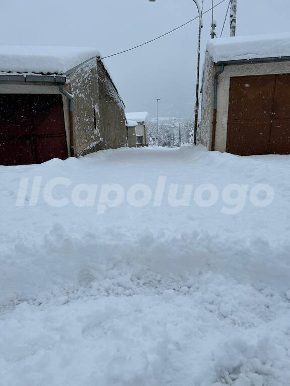 neve Cagnano Amiterno 23 gennaio 2023