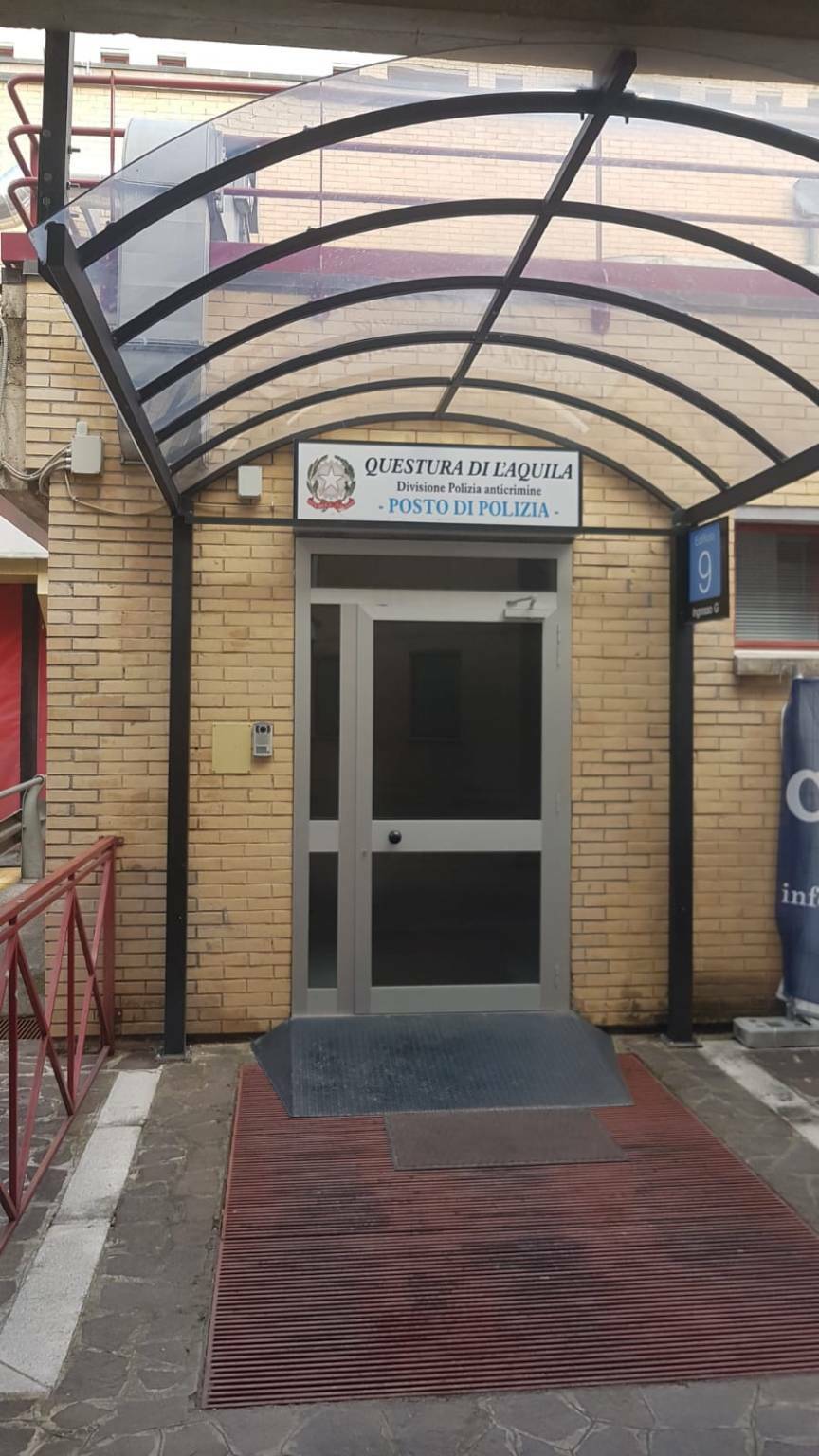 polizia ospedale l'aquila