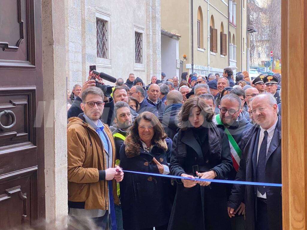 inaugurazione centro congressi San Basilio