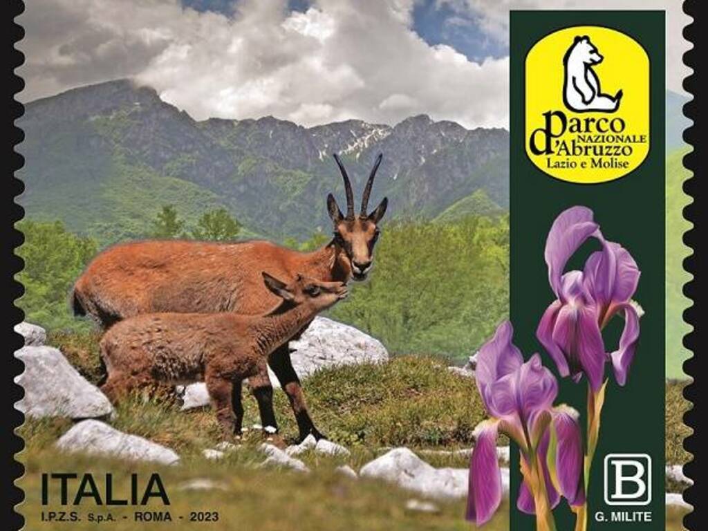 francobollo 100 anni parco nazionale d'abruzzo