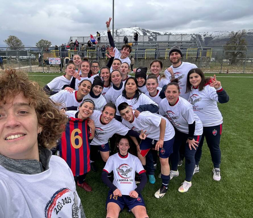 l'aquila 1927 femminile vince campionato