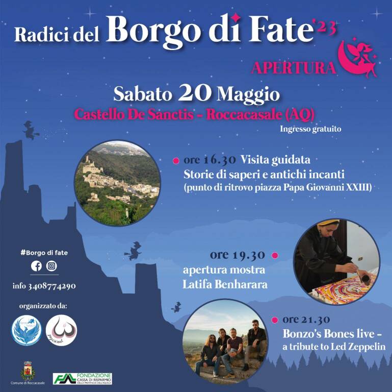 radici del borgo di fate roccacasale