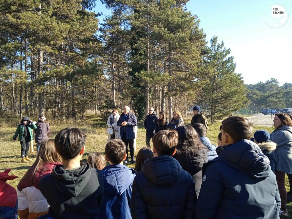 inaugurato percorso botanico sensoriale avezzano