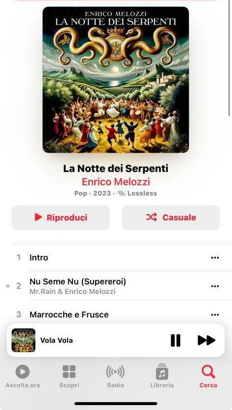 notte dei serpenti enrico melozzi 