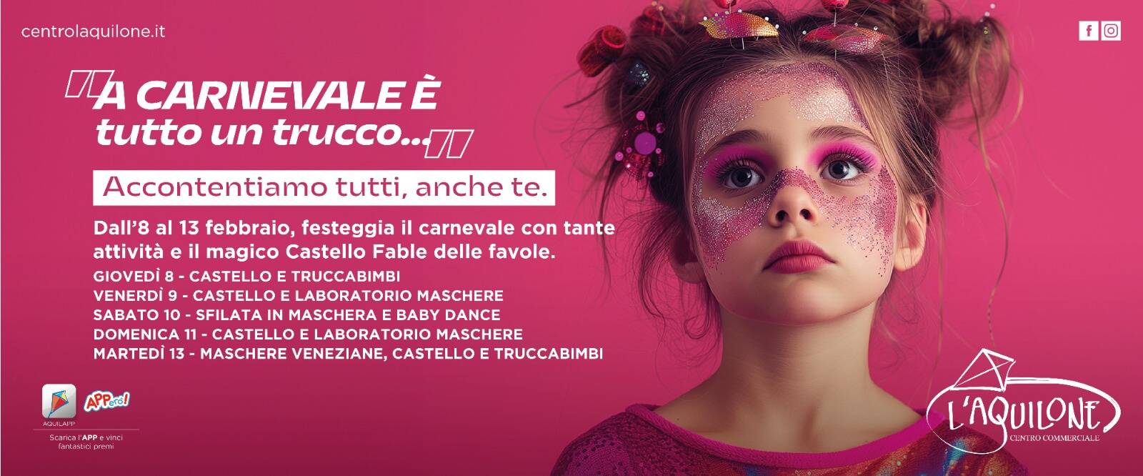 locandina eventi carnevale l'aquilone aggiornata 