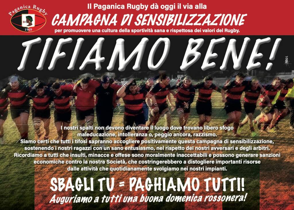 tifiamo bene paganica rugby