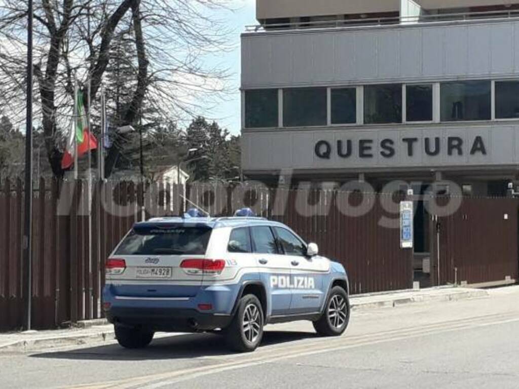 questura l'aquila arresti via fortebraccio