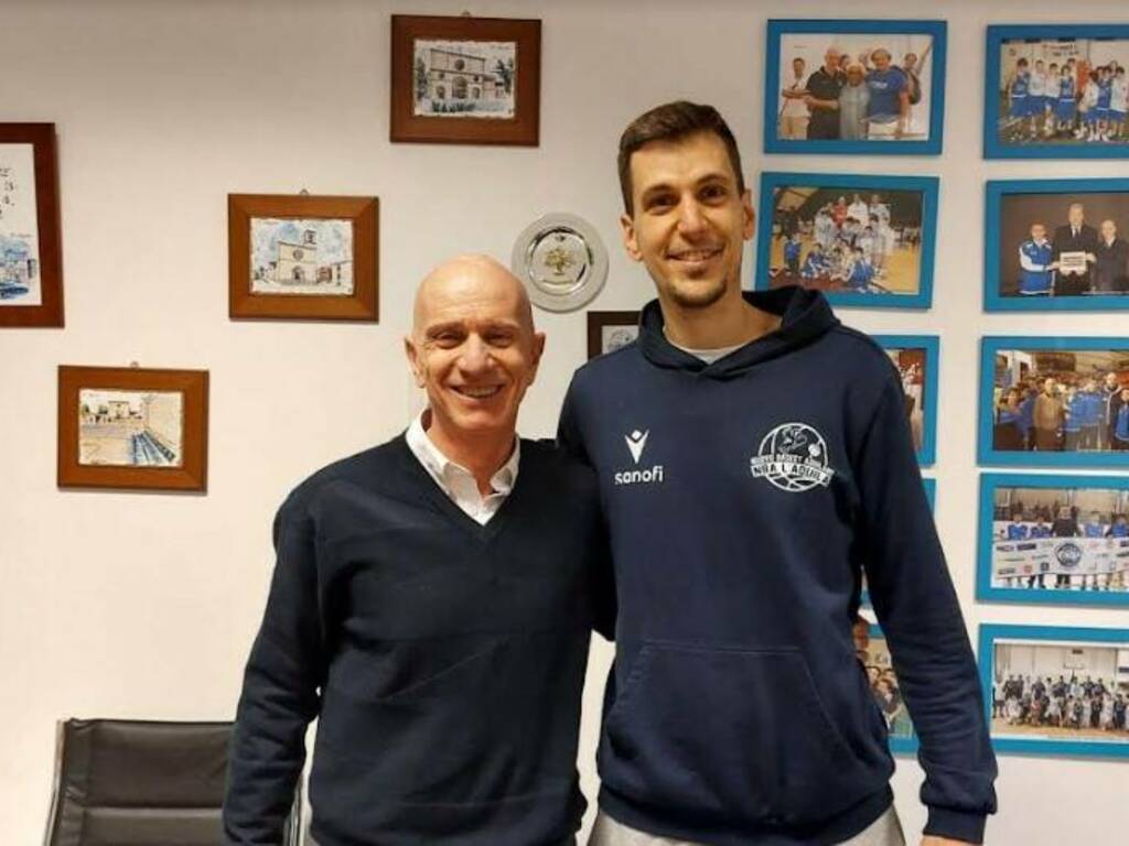 nuovo basket aquilano Leandro Ivan Cecchi