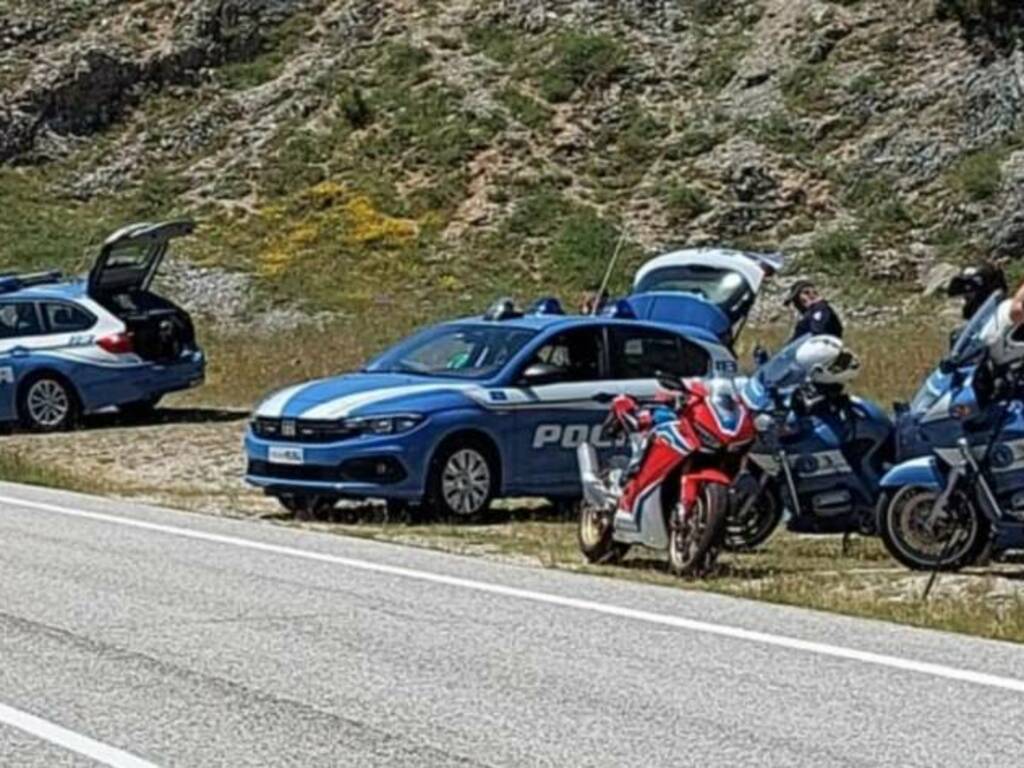 controlli polizia stradale telelaser motociclisti