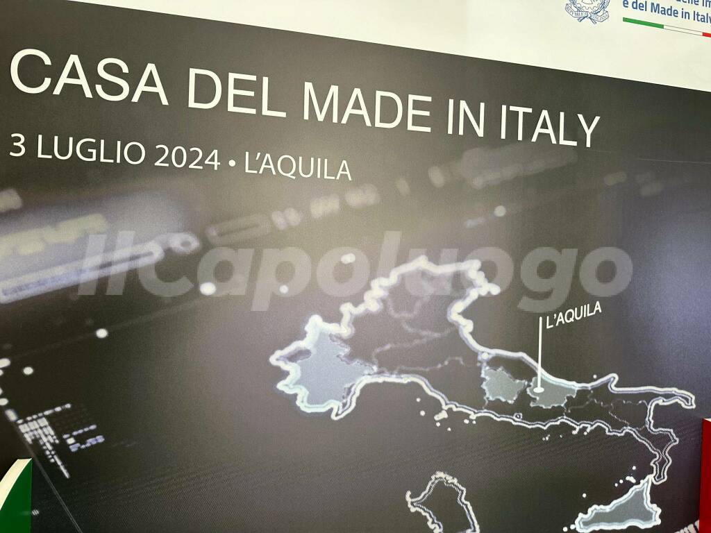 casa del made in italy l'aquila inaugurazione