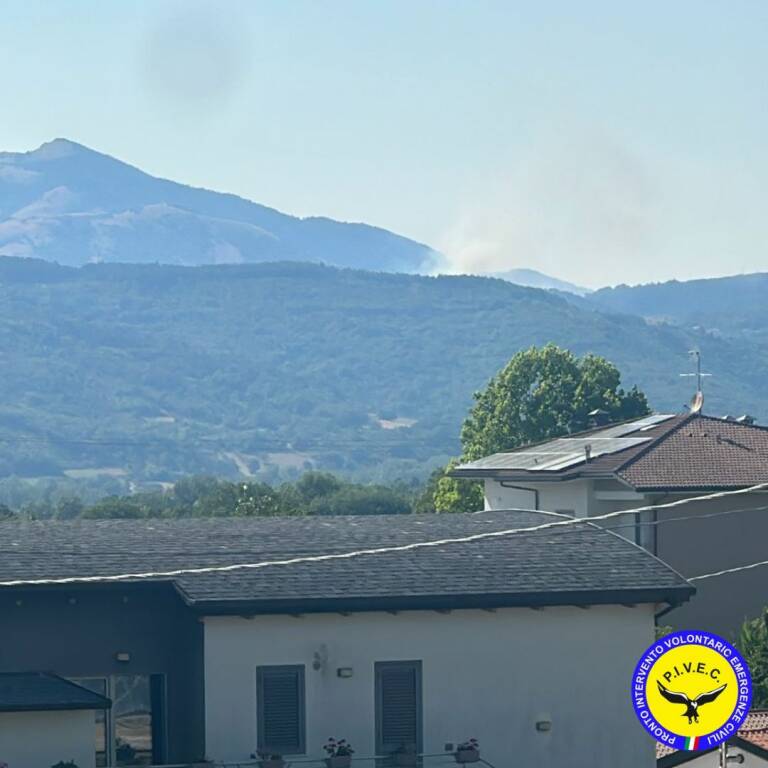 incendio cagnano montereale