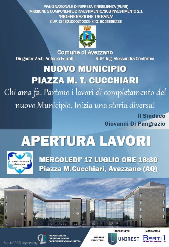 nuovo municipio avezzano