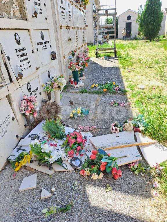 san pio delle camere vandali cimitero