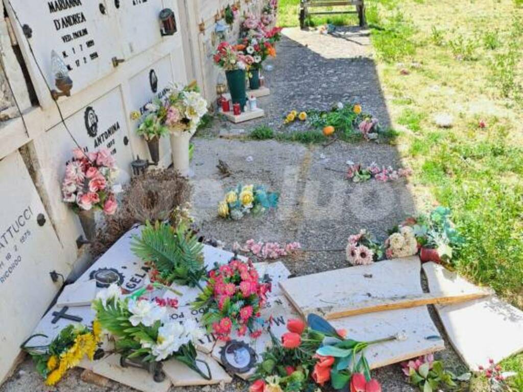 san pio delle camere vandali cimitero