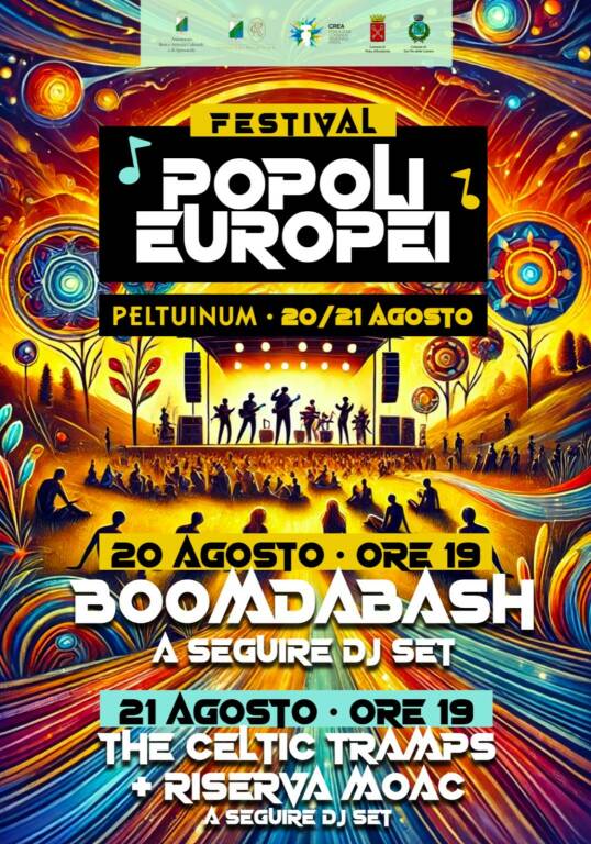 Boomdabash peltuinum festival dei popoli europei