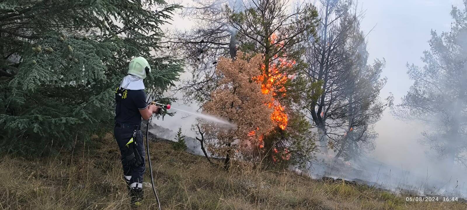 incendio Sant'Eusanio