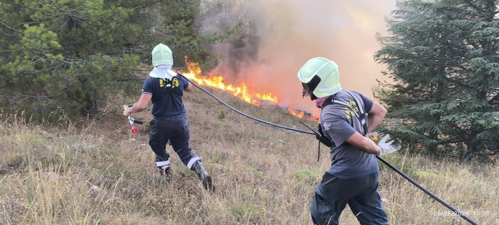 incendio Sant'Eusanio