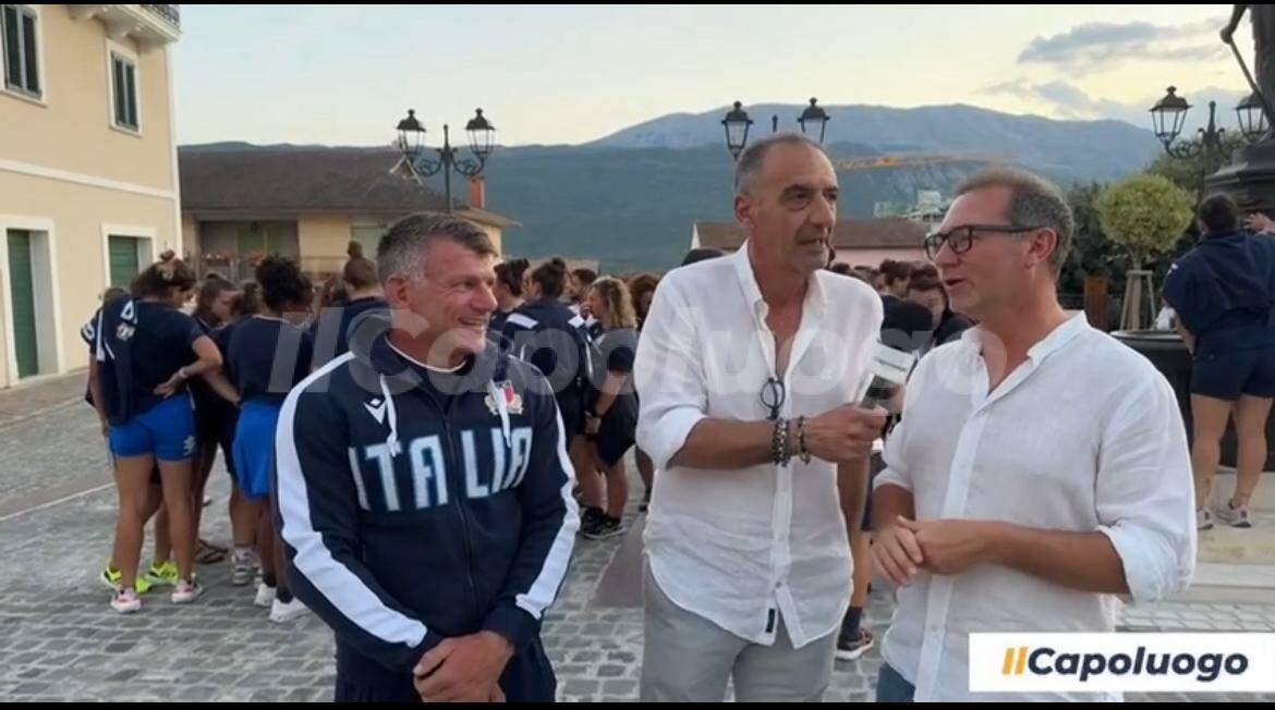 L'Italrugby femminile in gita alle Grotte di Stiffe