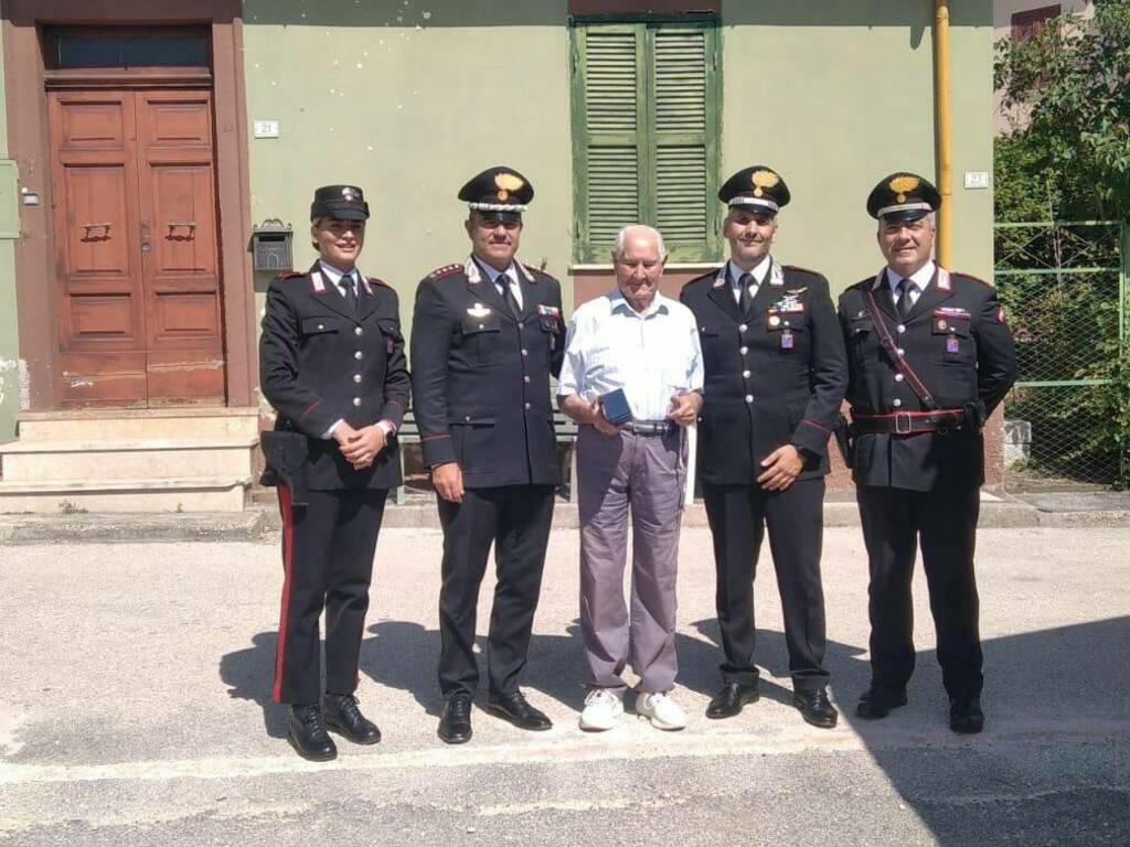 ugo di giovambattista 102 anni carabinieri