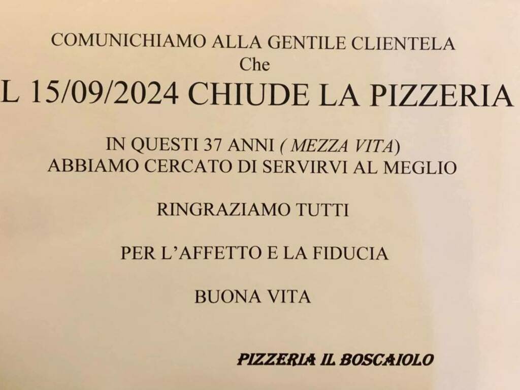 chiusura il boscaiolo